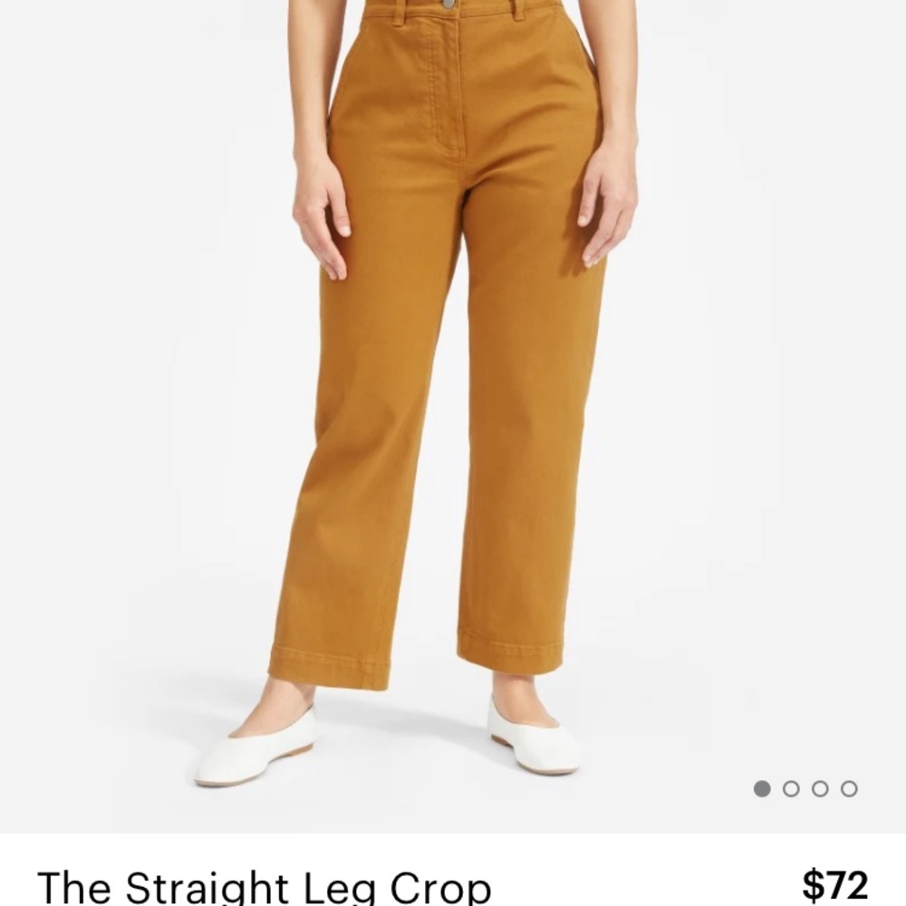 Everlane straight leg crop size 4 TALL !!